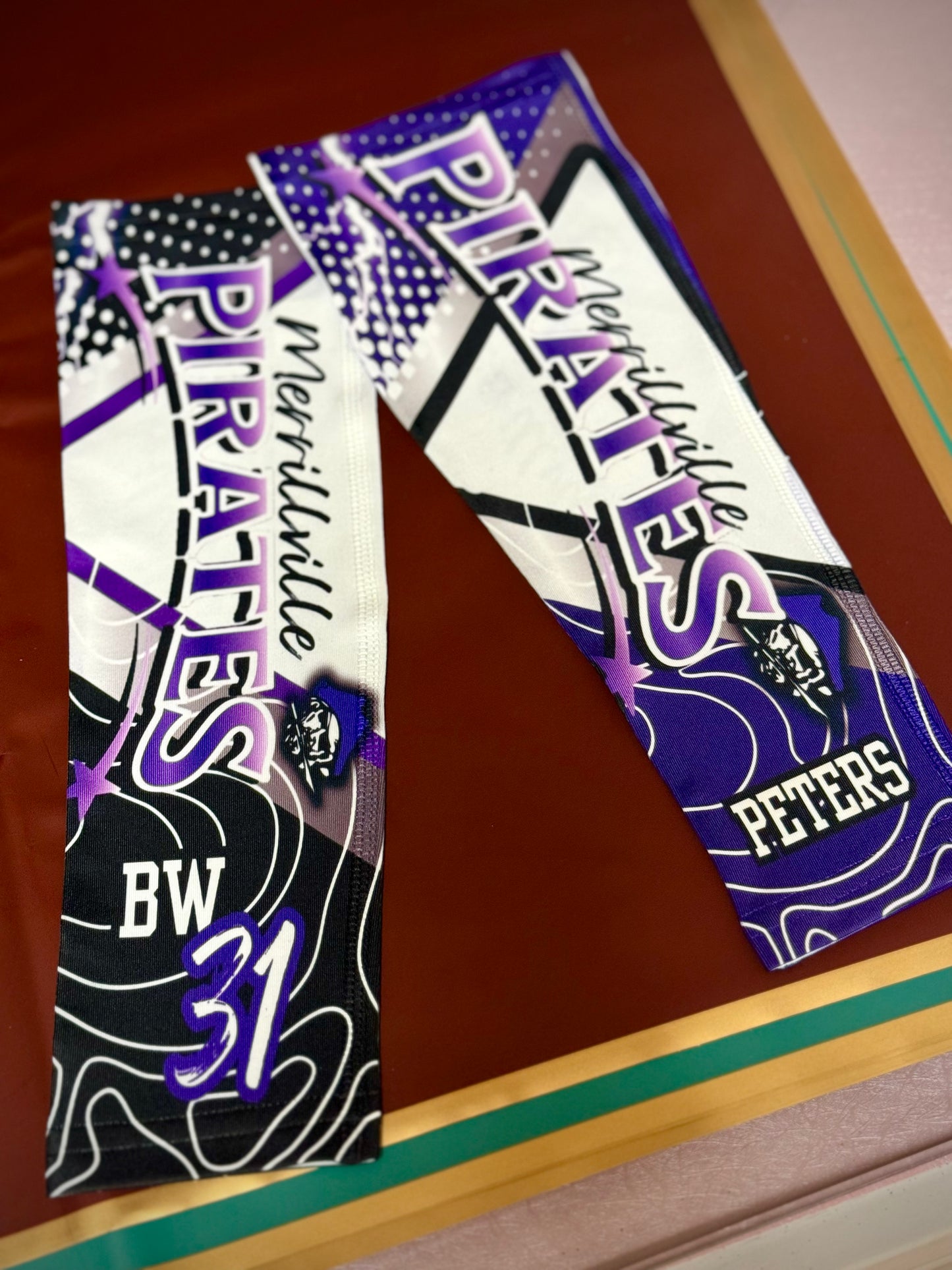 Merrillville Pirate / Sports Team Football Sleeve