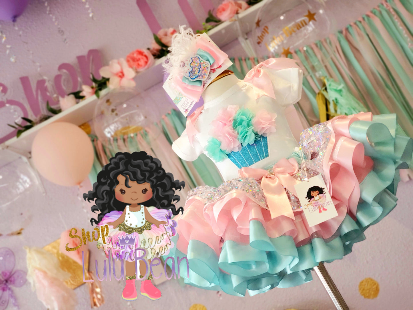 Cupcake Birthday Tutu Cupcake Tutu Set Cupcake Birthday dress