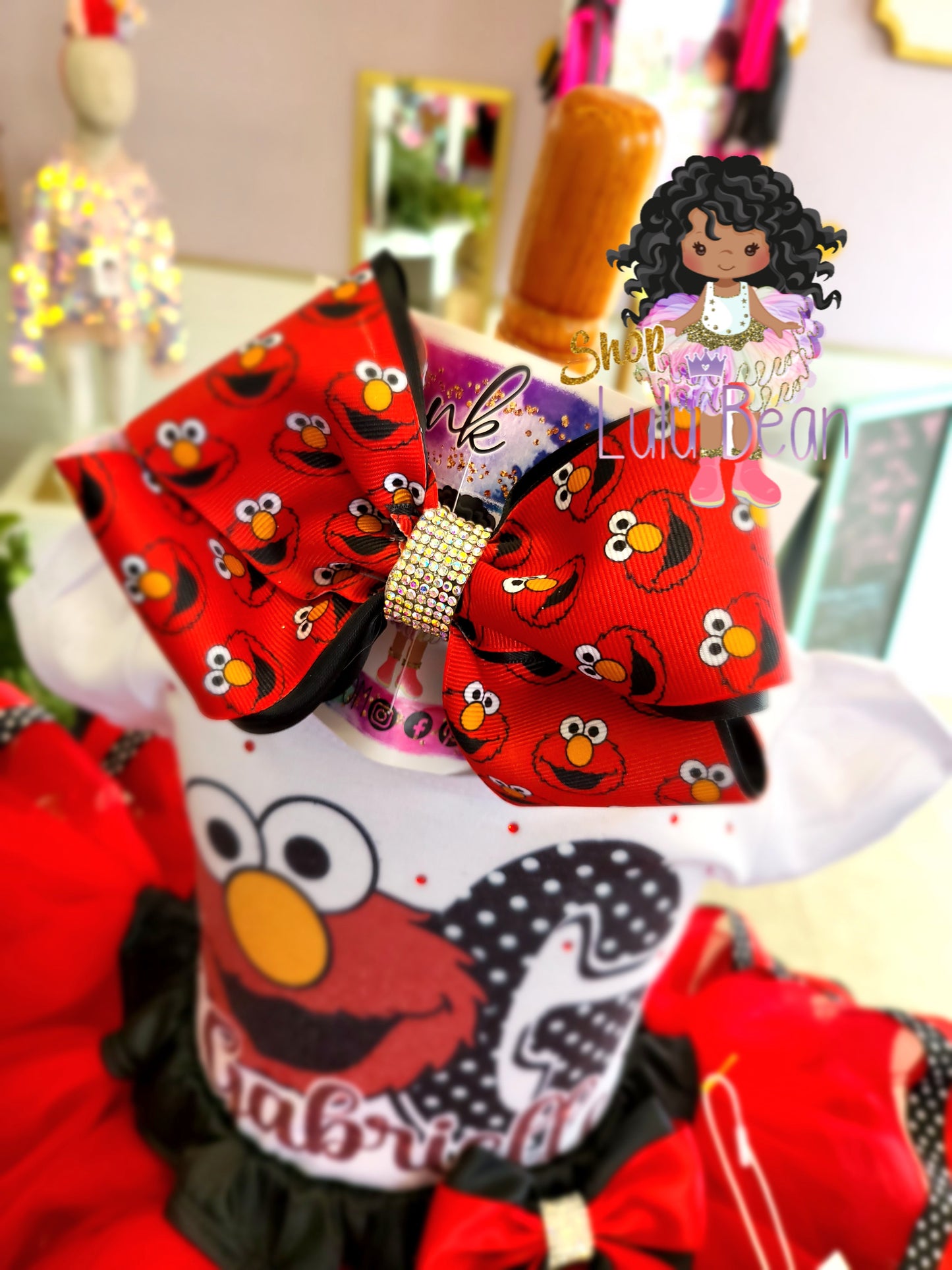 Inspired Elmo Tutu Inspired Elmo Birthday Outfit Inspired Elmo Dress