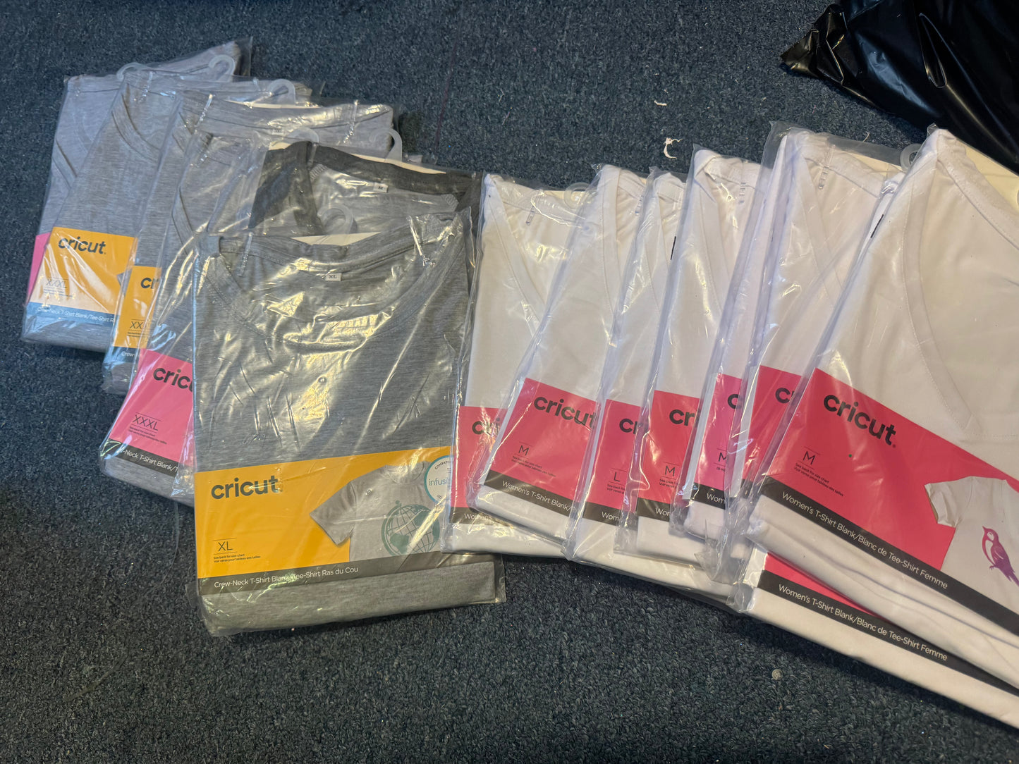 Cricut Sublimation shirts-different sizes/styles