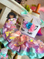 Mermaid Baby Unicorn Birthday Tutu Baby Unicorn Tutu Set Baby Unicorn dress