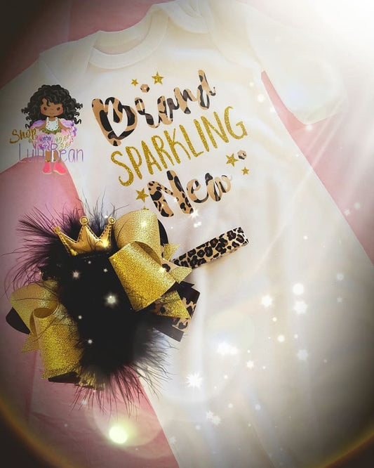 Newborn Brand Sparkling New Gown Newborn Brand Sparkling New set